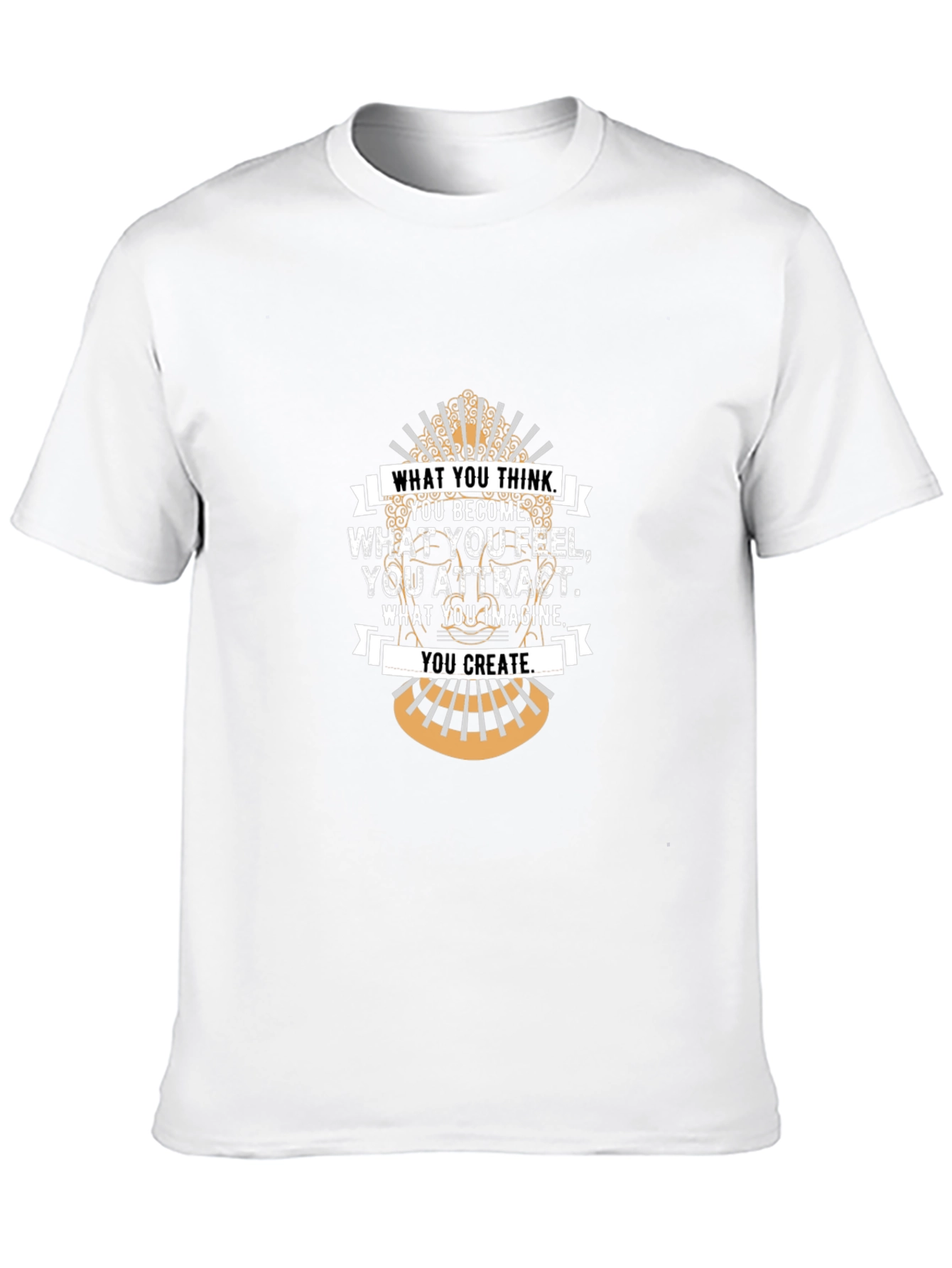 Inspirational Quote Graphic T-Shirt - Black