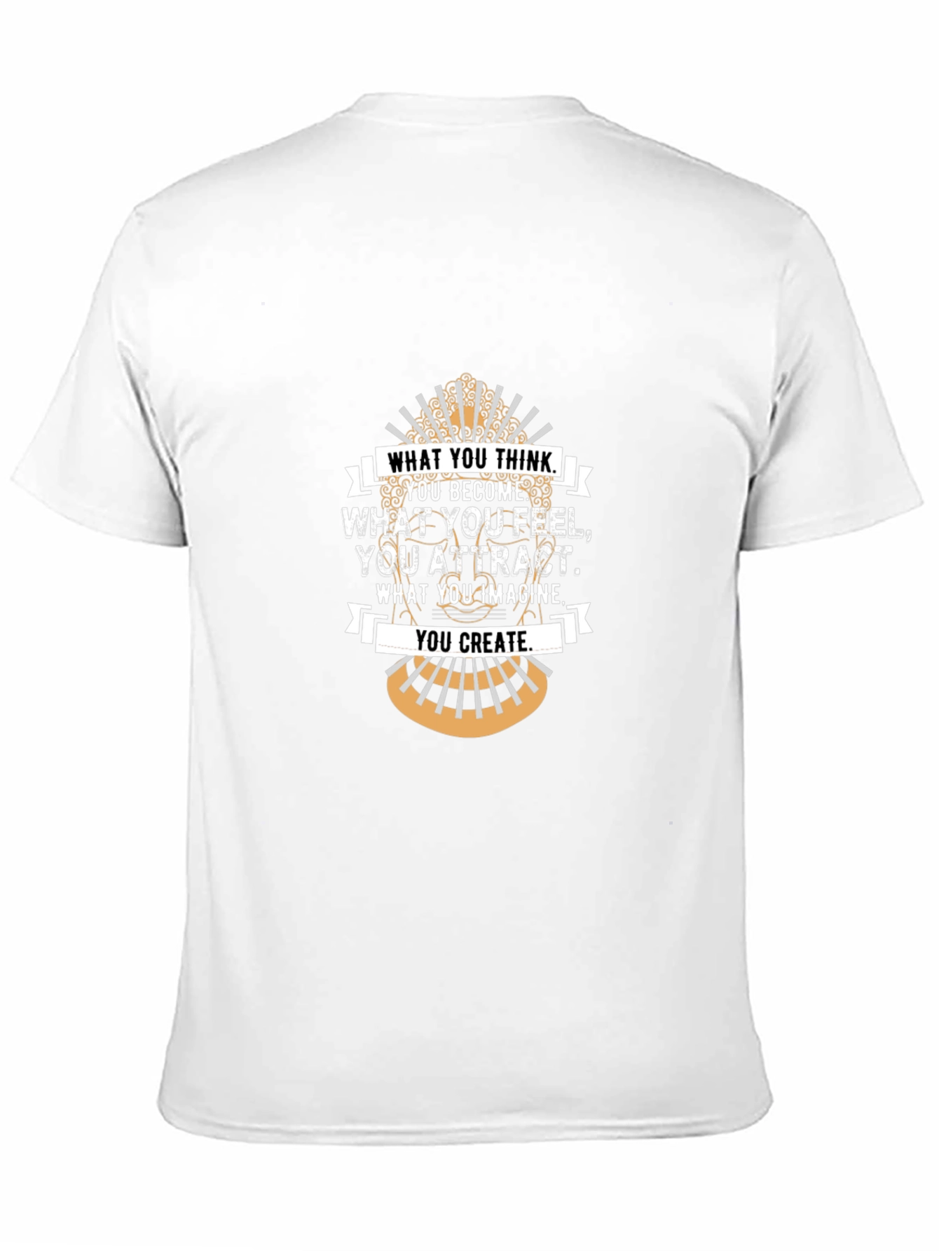 Inspirational Quote Graphic T-Shirt - Black