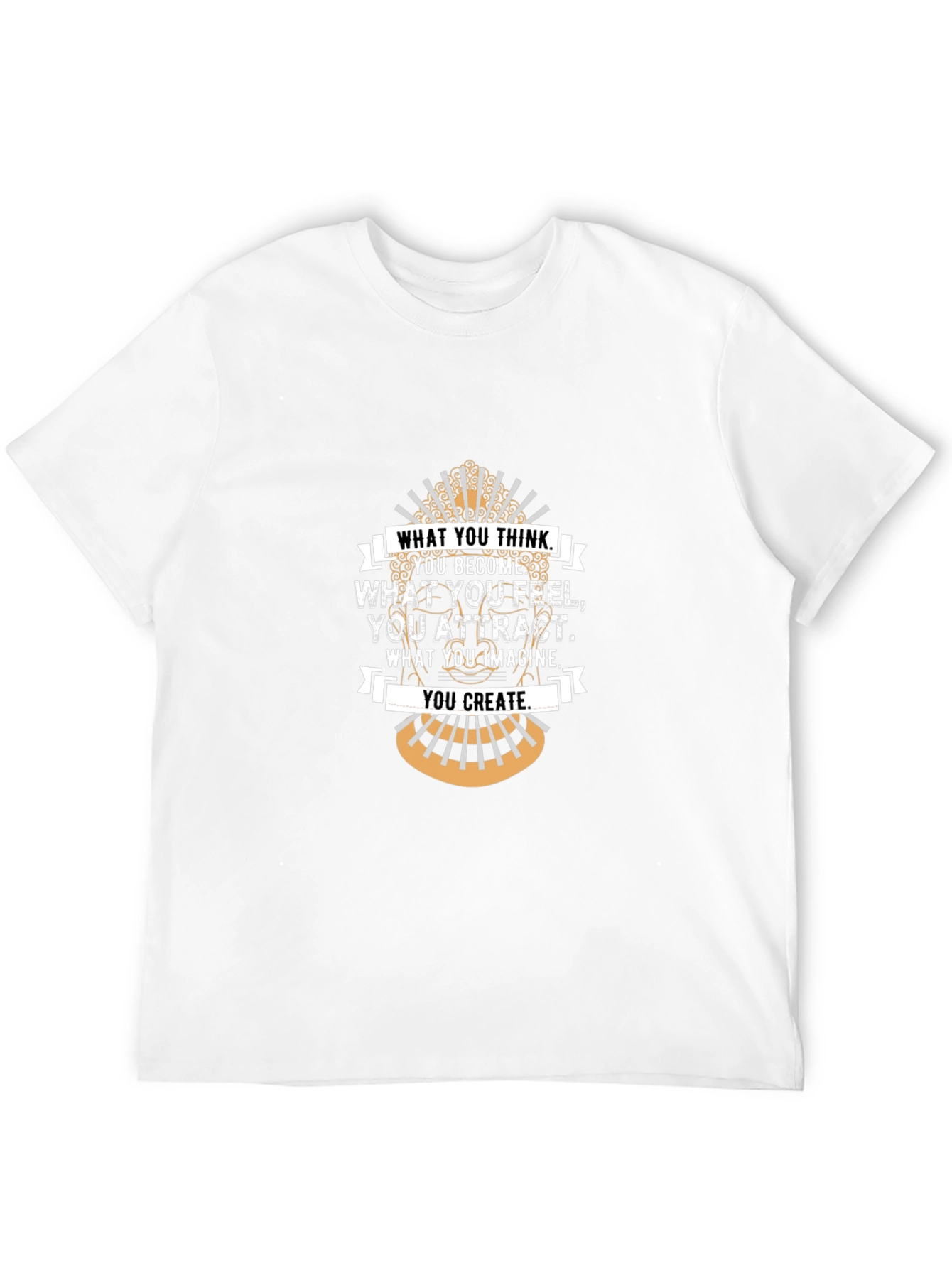 Inspirational Quote Graphic T-Shirt - Black