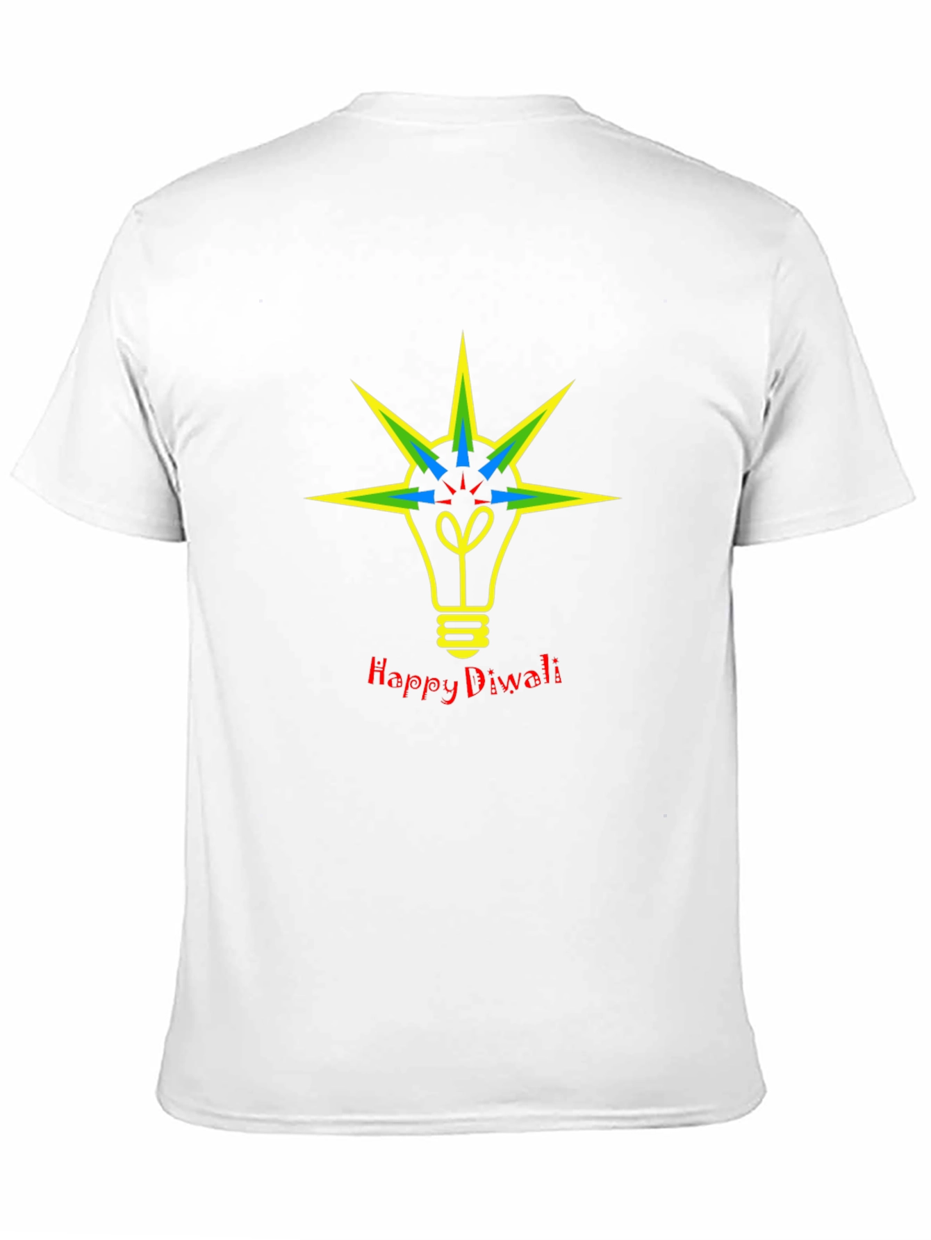 Happy Diwali Lightbulb Graphic Tee