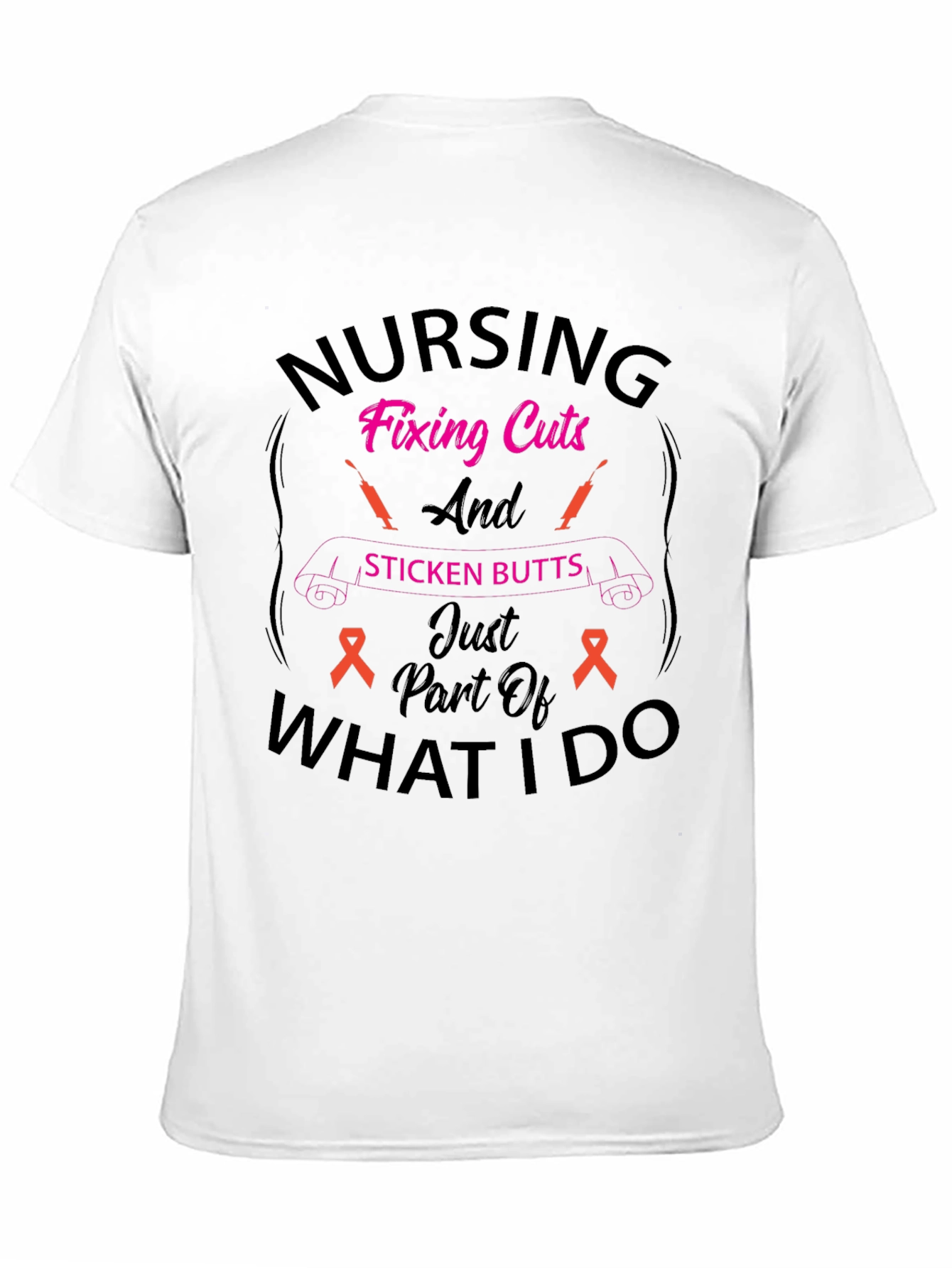 Nursing Fixing Cuts Graphic T-Shirt