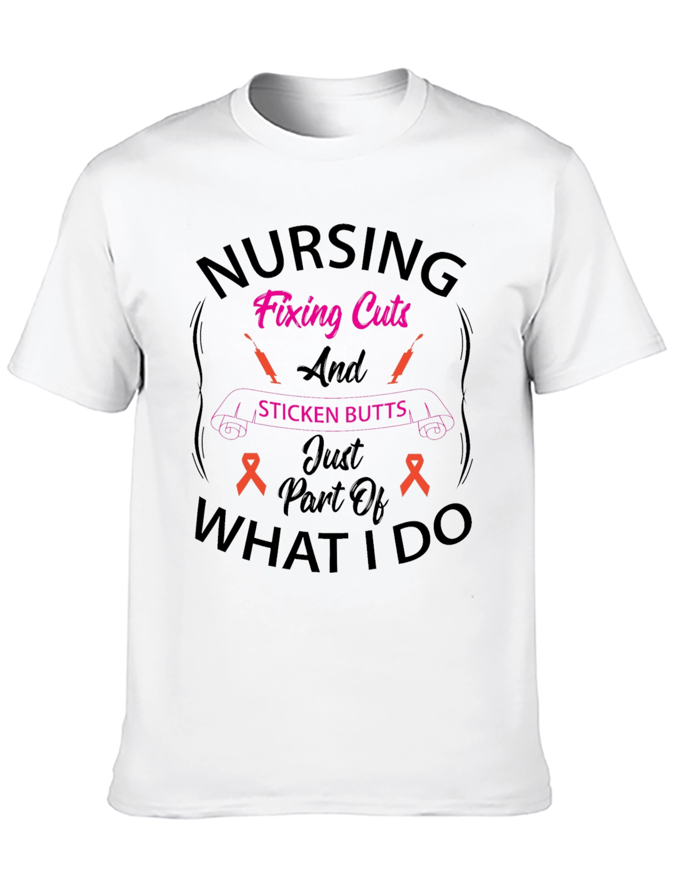 Nursing Fixing Cuts Graphic T-Shirt