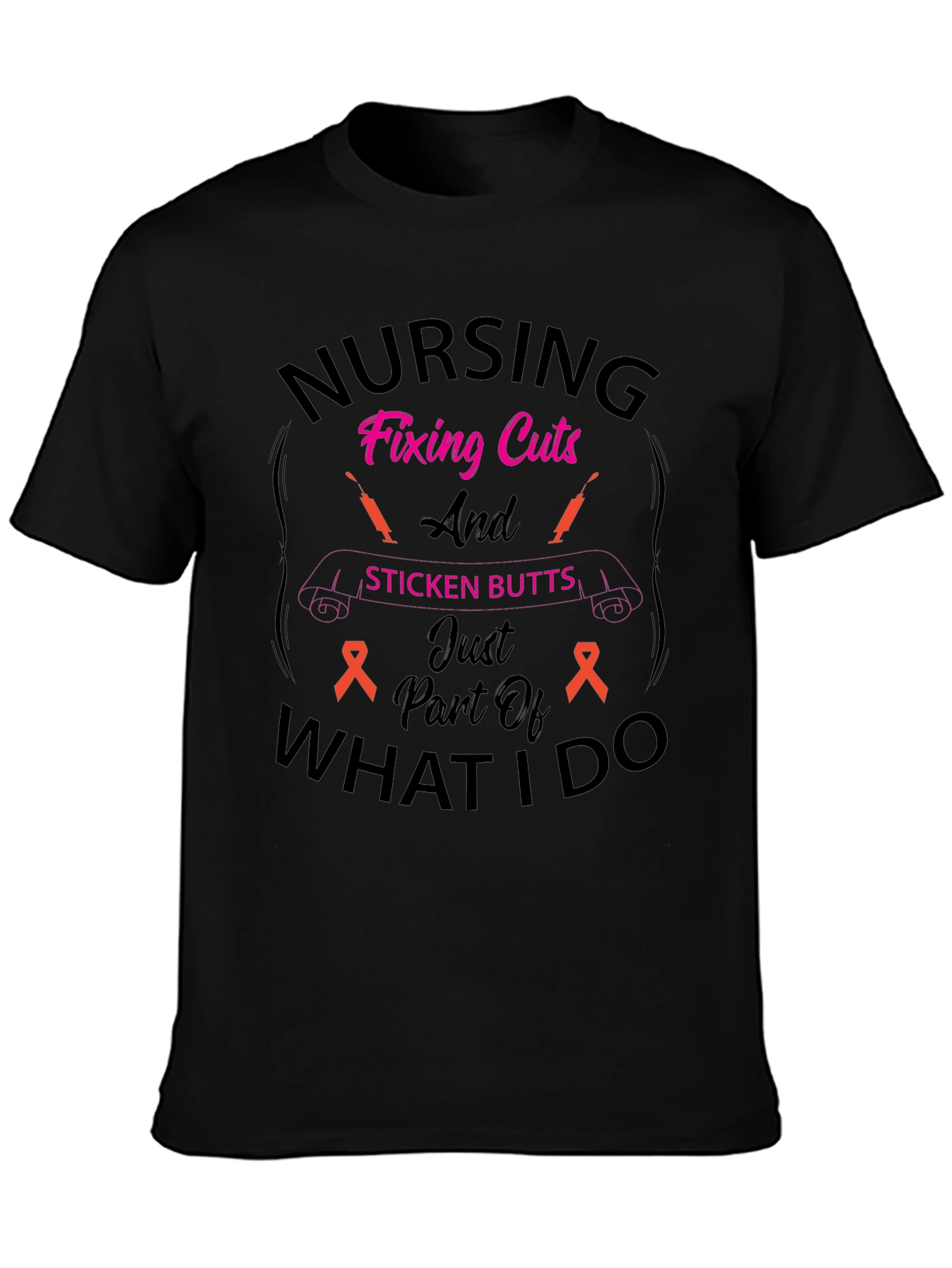 Nursing Fixing Cuts Graphic T-Shirt