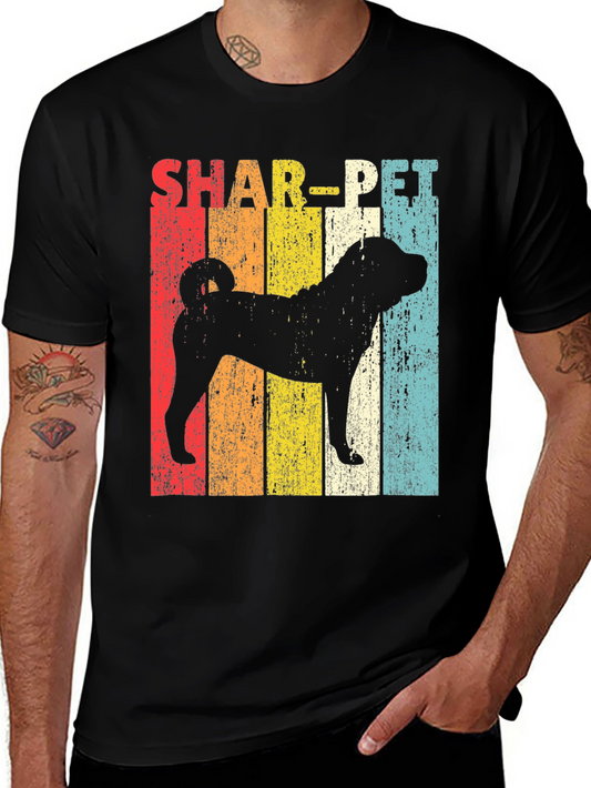 Vintage Shar-Pei Dog Graphic T-Shirt