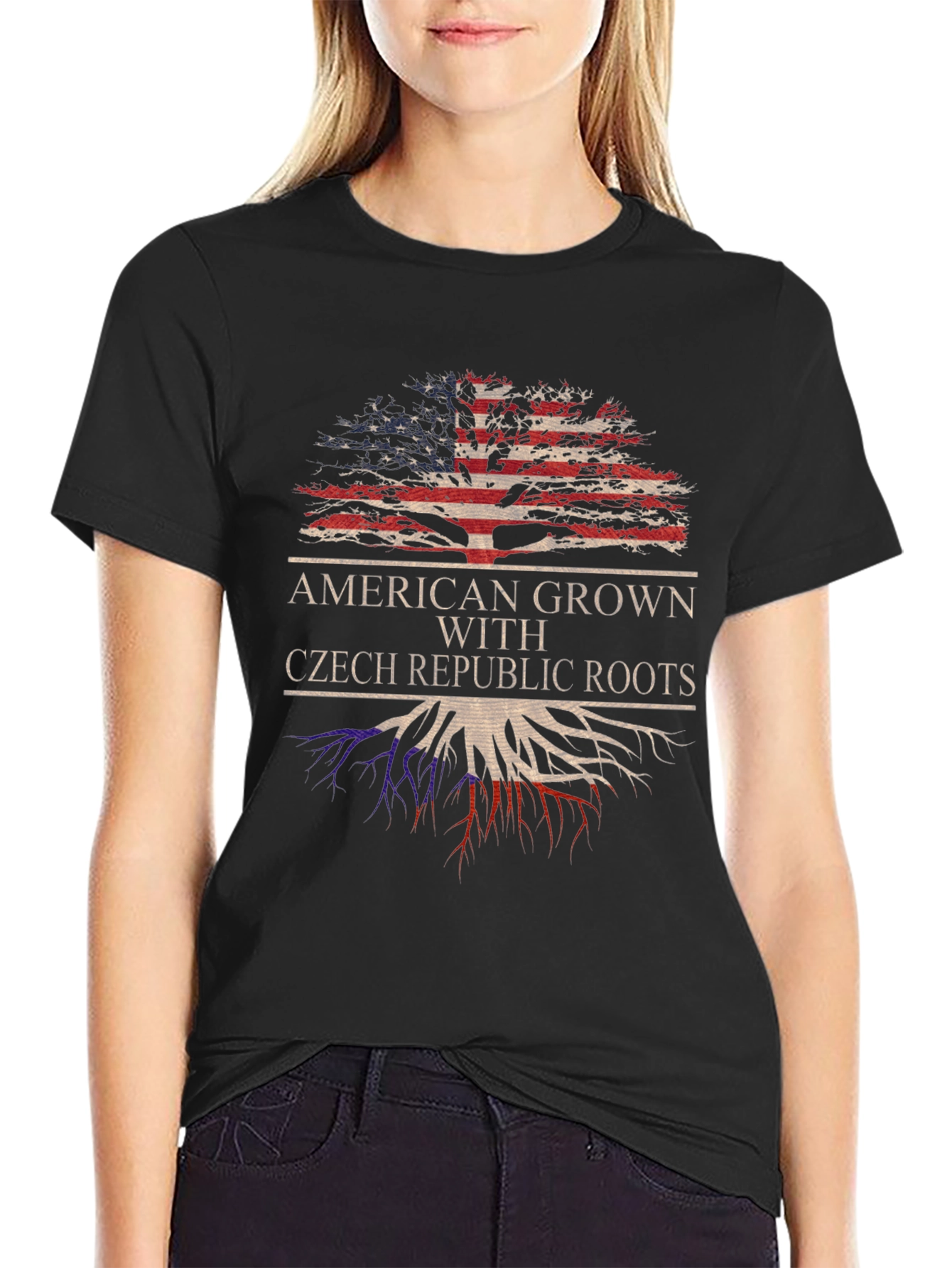 American Czech Roots T-Shirt