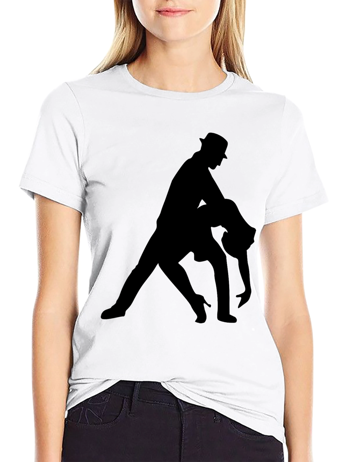 Tango Silhouette Graphic Tee - Mens Black T-Shirt
