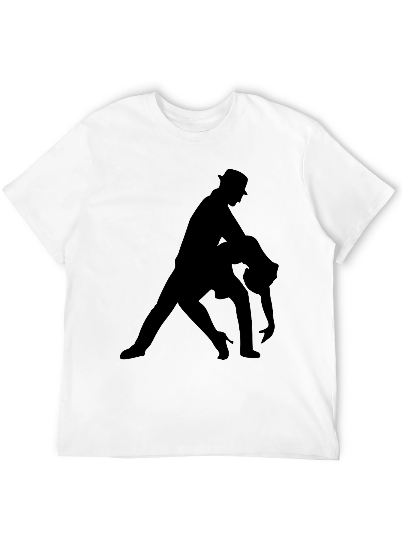 Tango Silhouette Graphic Tee - Mens Black T-Shirt