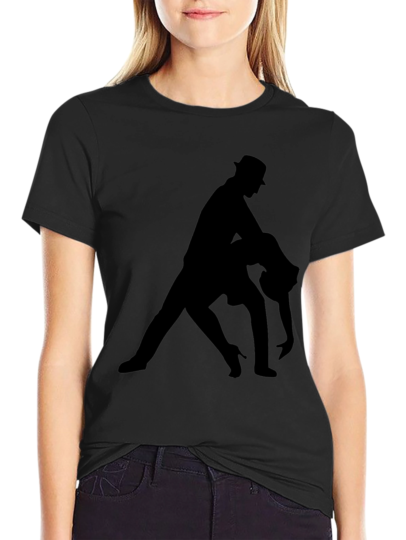 Tango Silhouette Graphic Tee - Mens Black T-Shirt