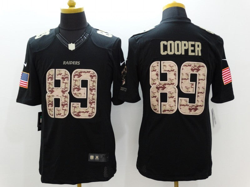 Men's Las Vegas Raiders Amari Cooper #89 Black Game Player Jerseys