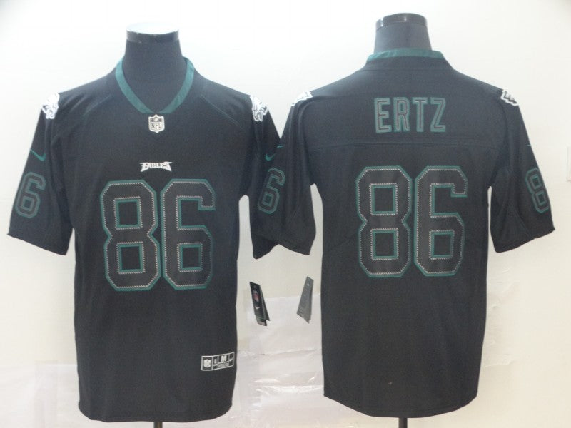 Men's Philadelphia Eagles #86 Zach Ertz Black Game Player Jerseys