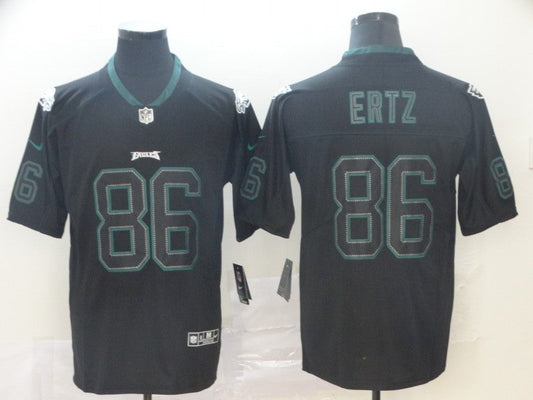 Men's Philadelphia Eagles #86 Zach Ertz Black Game Player Jerseys
