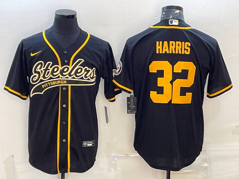 Men's Pittsburgh Steelers Franco Harris #32 Black Vapor F.U.S.E. Limited Jerseys
