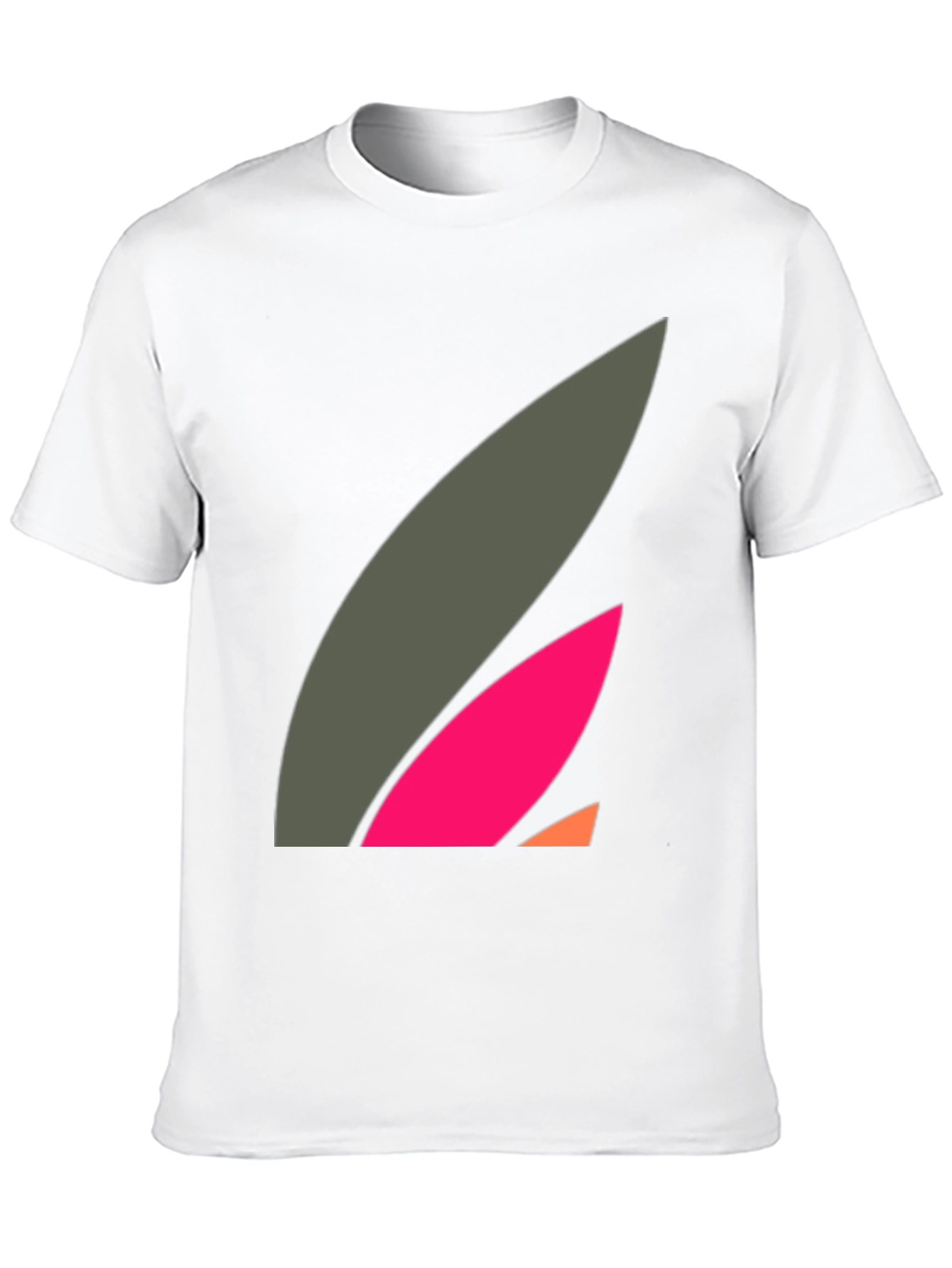 Abstract Graphic Black Tee - Modern Casual Style