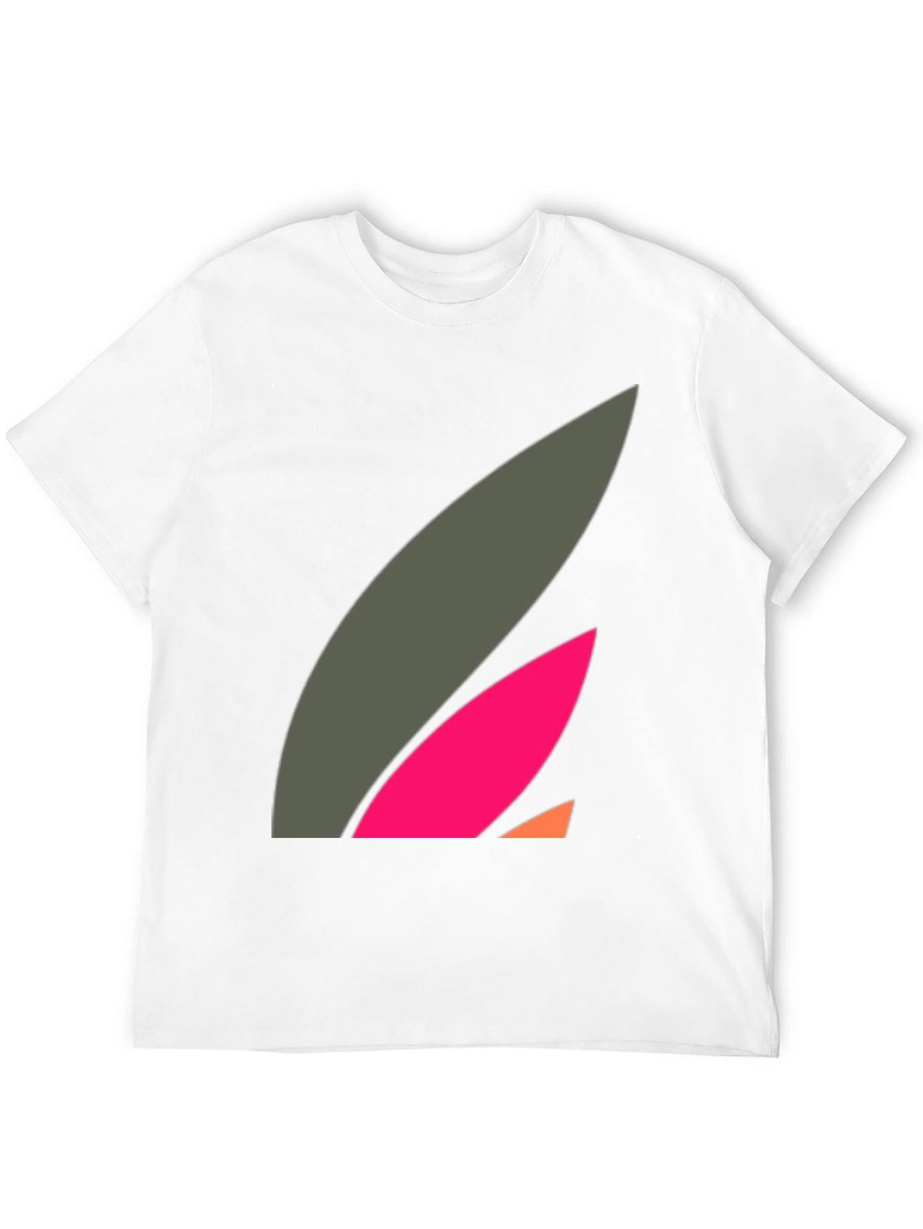 Abstract Graphic Black Tee - Modern Casual Style