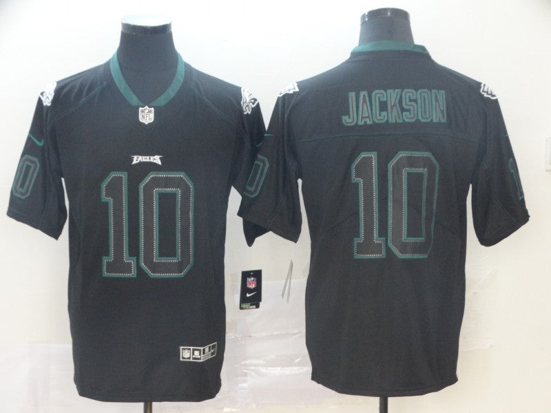 Men's Philadelphia Eagles #10 Desean Jackson Black Game Player Jerseys