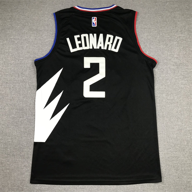 Men's LA Clippers Kawhi Leonard Jordan Brand Black 2022/23 Statement Edition Swingman Jerseys