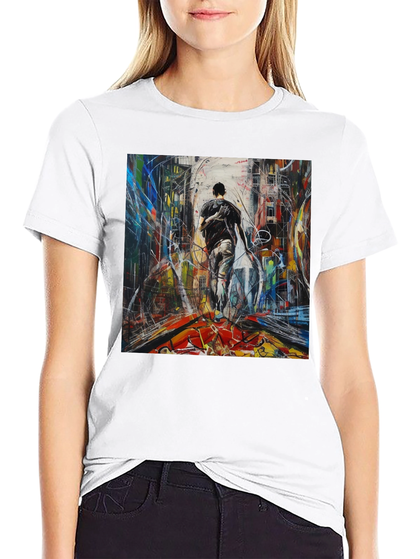 Abstract Cityscape T-Shirt