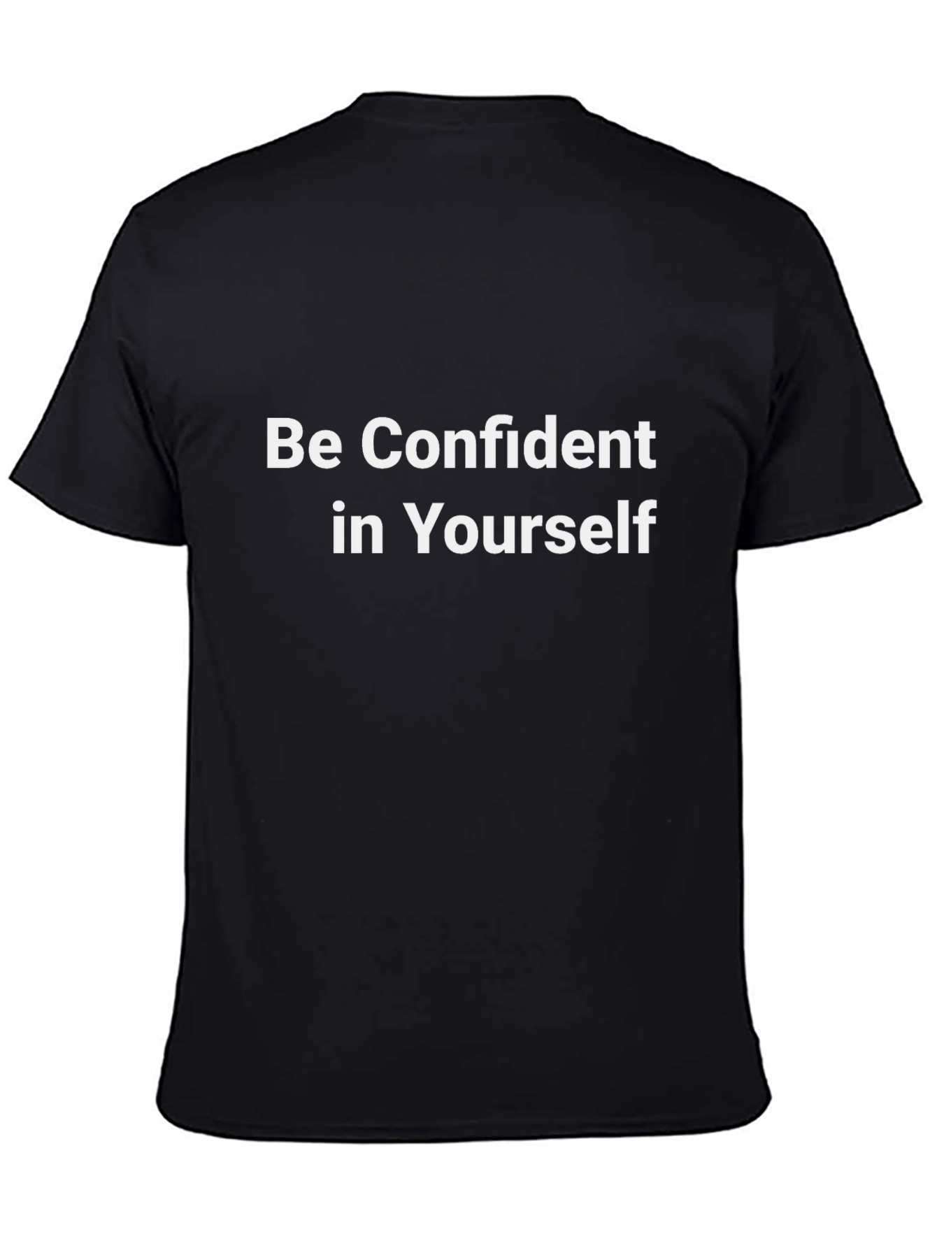 Confident Mindset Tee - Black Graphic T-Shirt