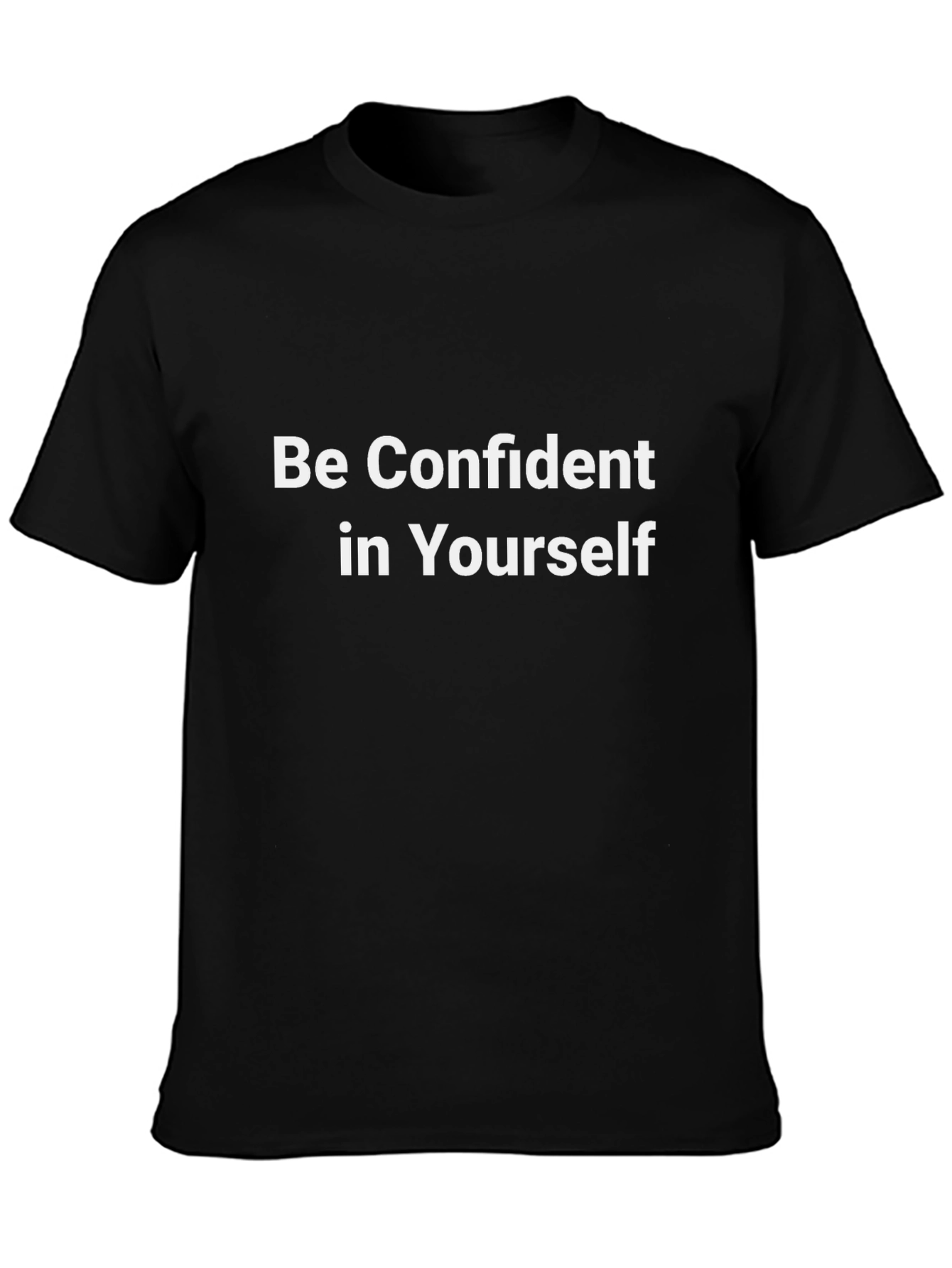 Confident Mindset Tee - Black Graphic T-Shirt