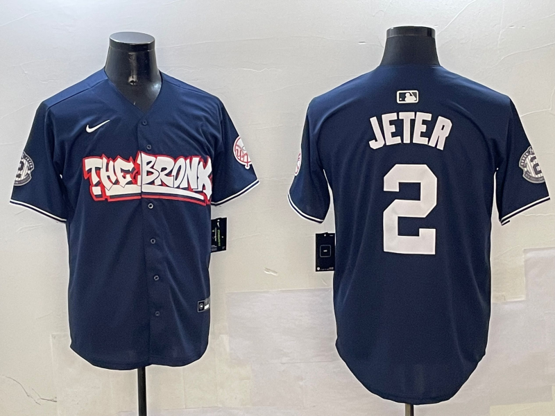 Men's New York Yankees Derek Jeter Navy Limited Player Jerseys