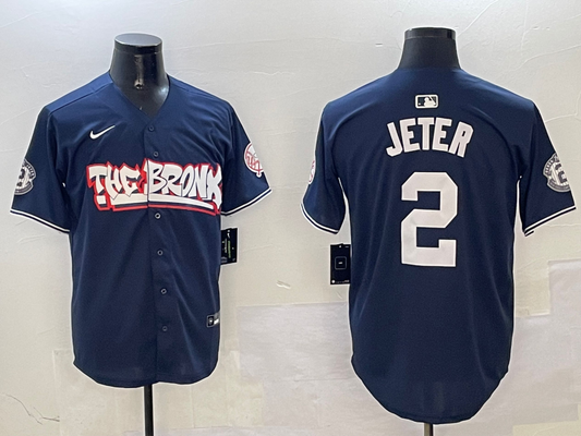 Men's New York Yankees Derek Jeter Navy Limited Player Jerseys
