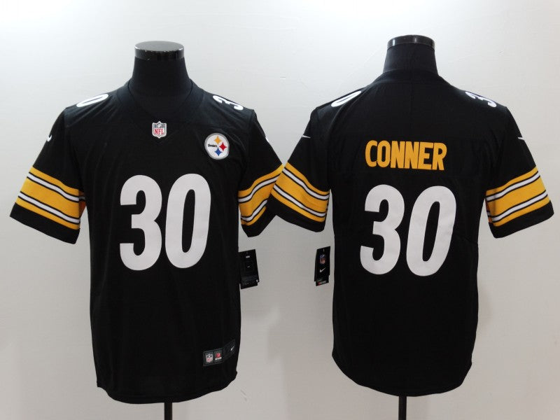 Men's Pittsburgh Steelers James Conner #30 Black Vapor F.U.S.E. Limited Jerseys
