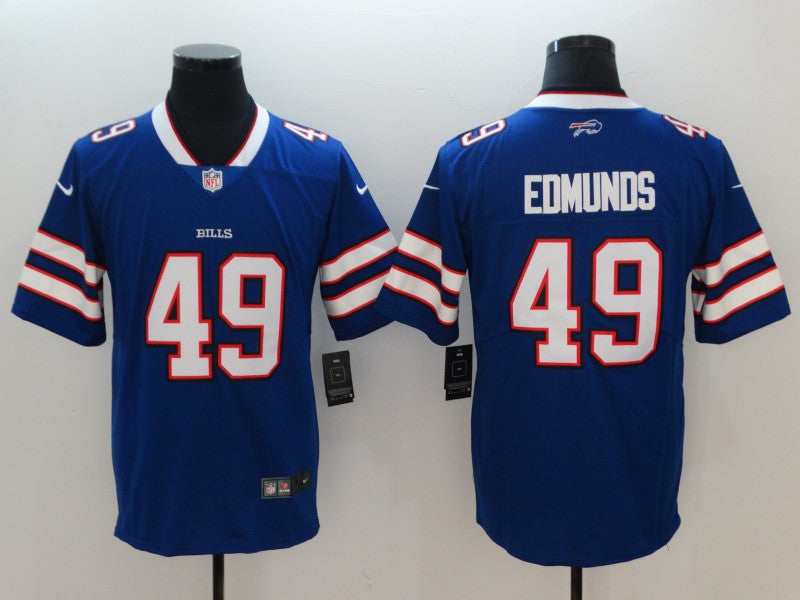 Men's Buffalo Bills Tremaine Edmunds #49 Blue Game Player Jerseys