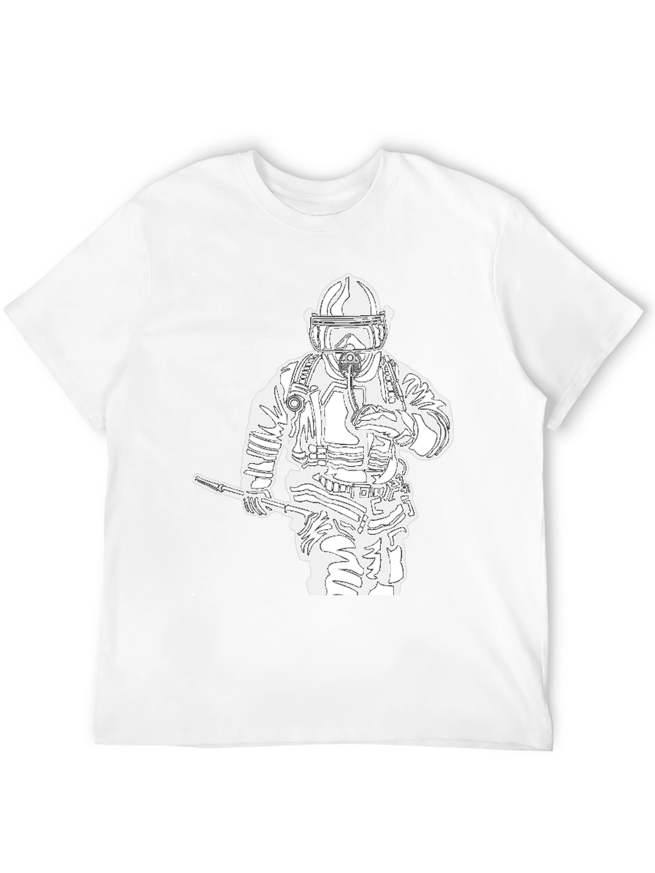 Firefighter Graphic Tee - Black