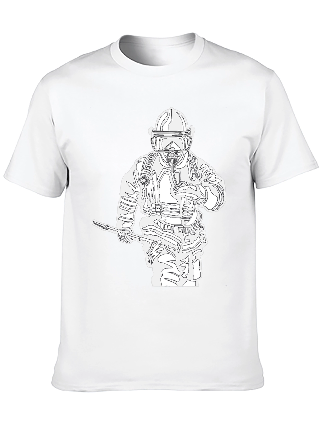 Firefighter Graphic Tee - Black