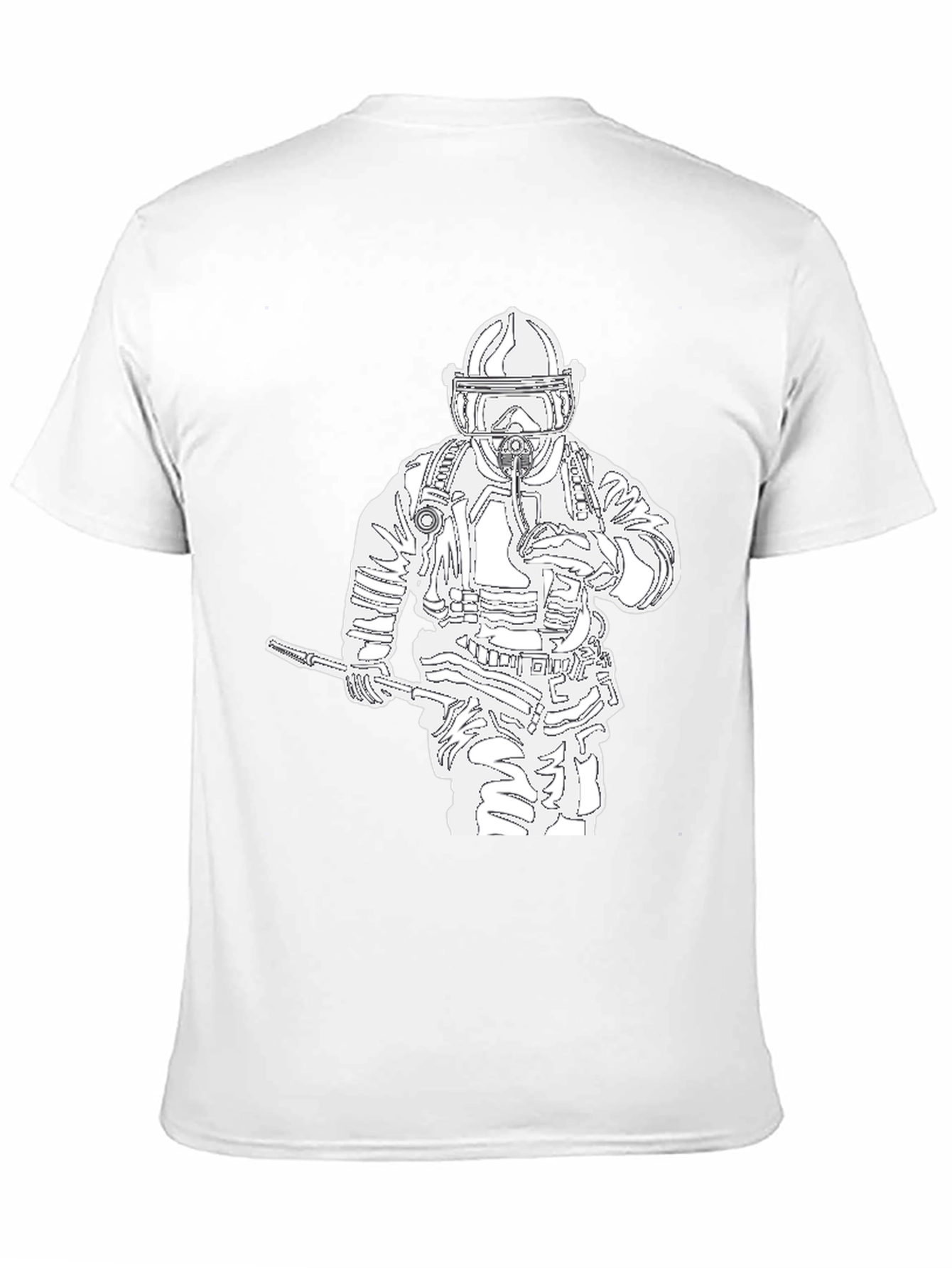 Firefighter Graphic Tee - Black