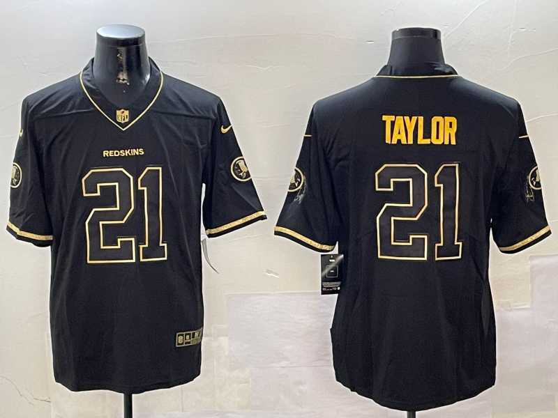 Men's Washington Commanders Sean Taylor #21 Black Game Jerseys