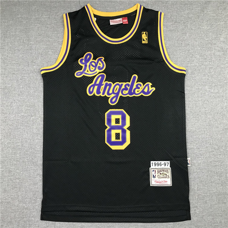 Men's Los Angeles Lakers Kobe Bryant #8 Black Classics Player Jerseys