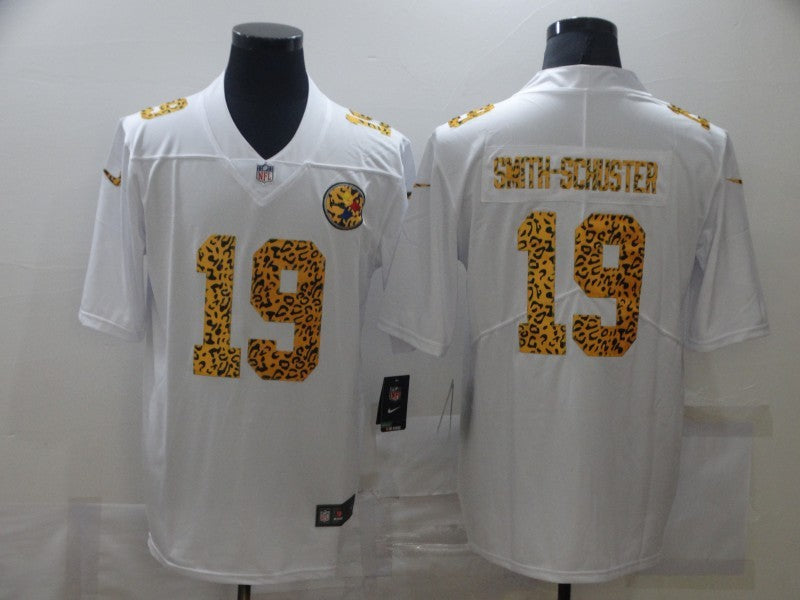 Men's Pittsburgh Steelers JuJu Smith-Schuster #19 White Game Player Jerseys