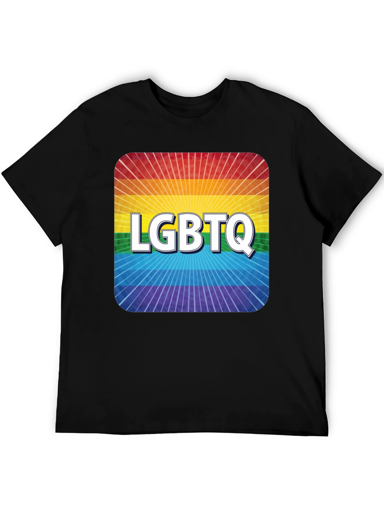 LGBTQ Pride Rainbow Graphic T-Shirt