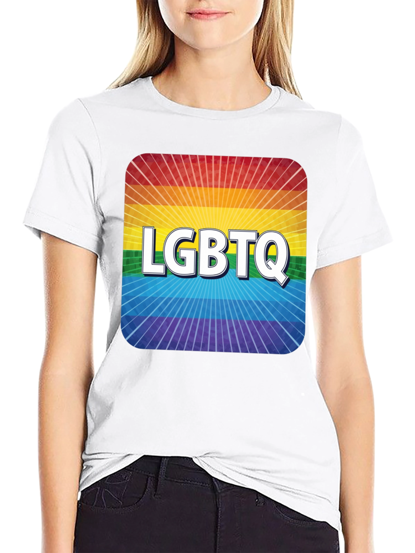 LGBTQ Pride Rainbow Graphic T-Shirt