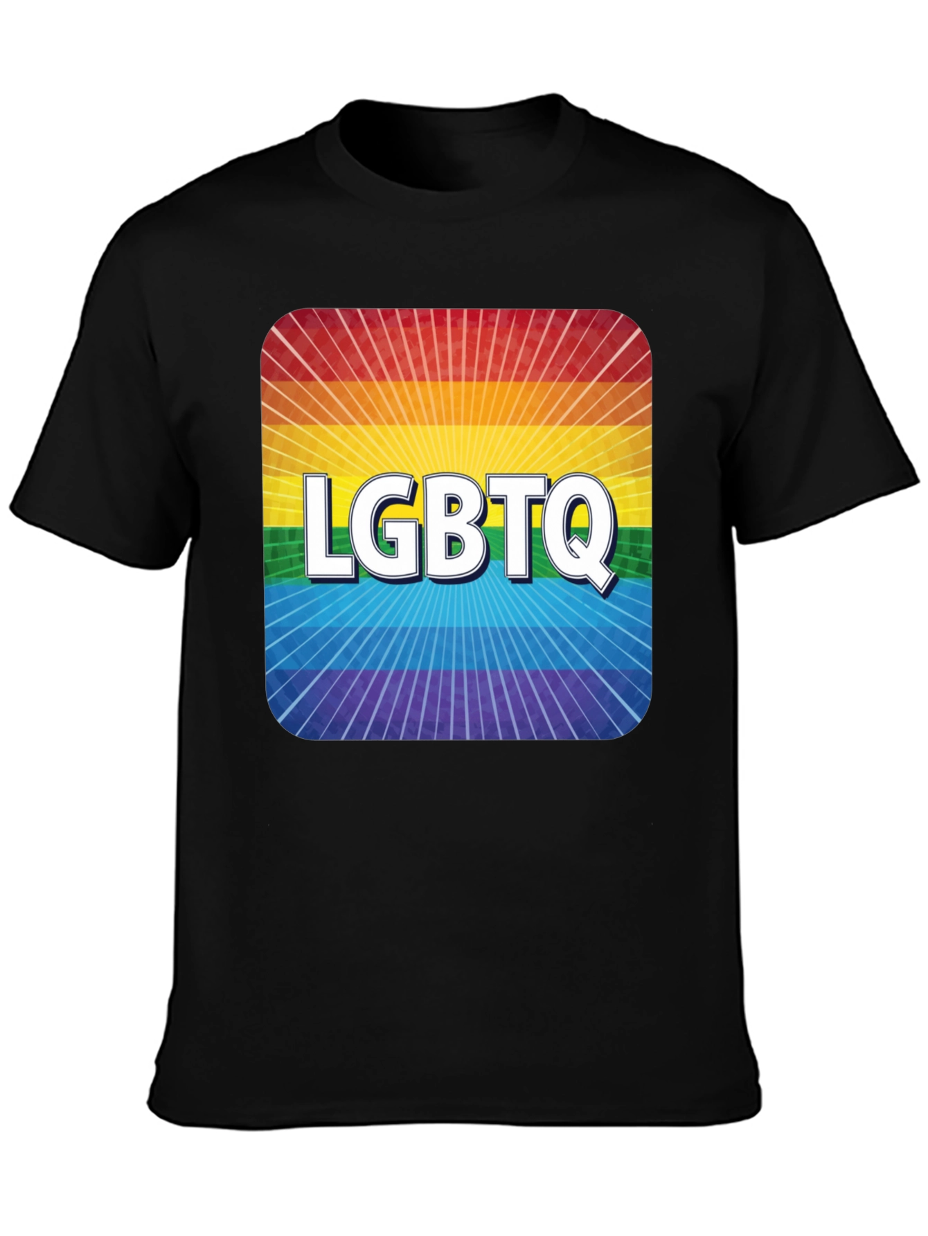 LGBTQ Pride Rainbow Graphic T-Shirt