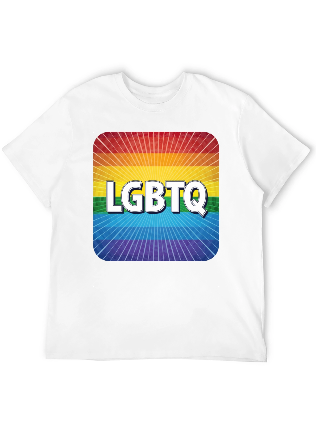 LGBTQ Pride Rainbow Graphic T-Shirt