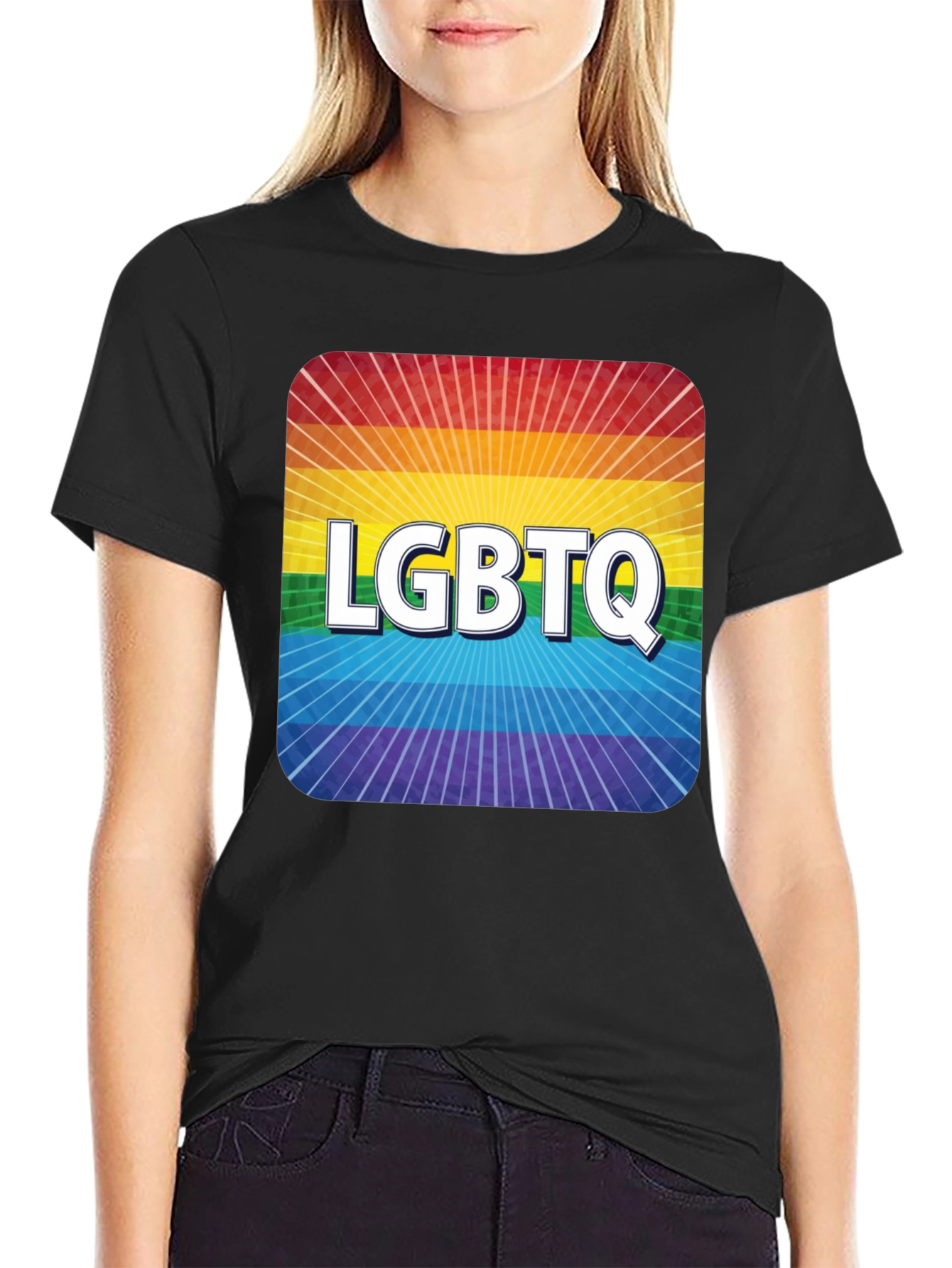 LGBTQ Pride Rainbow Graphic T-Shirt