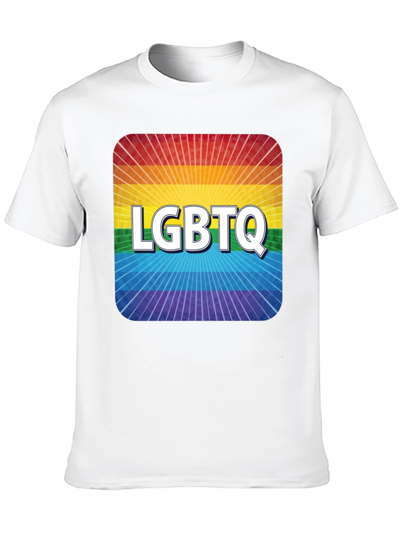 LGBTQ Pride Rainbow Graphic T-Shirt
