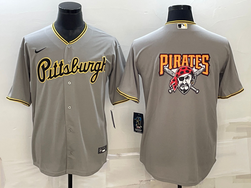 Men's Pittsburgh Pirates Gray Road Authentic Team Jerseys