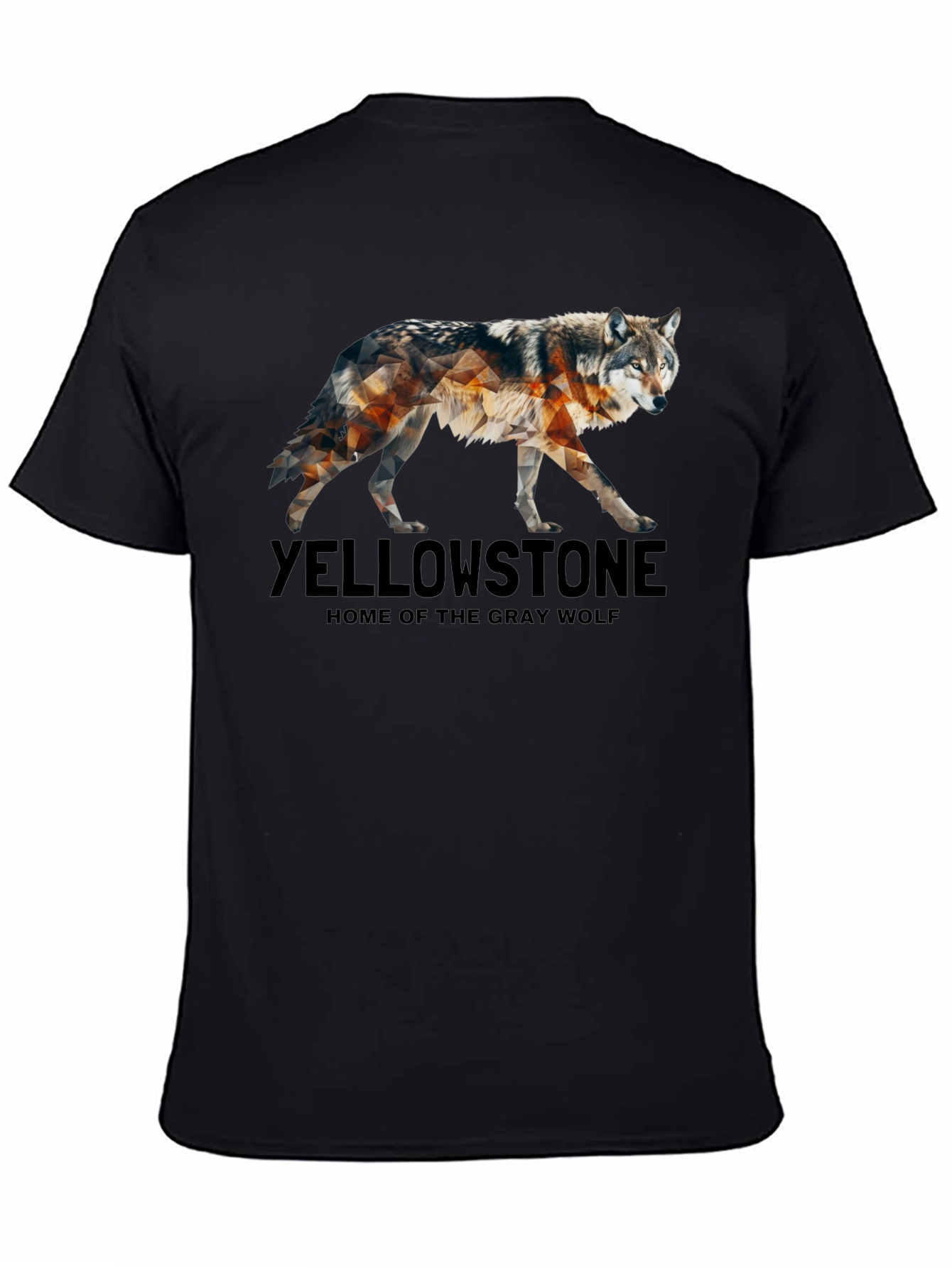 Yellowstone Wolf Graphic Tee - Nature Inspired Design