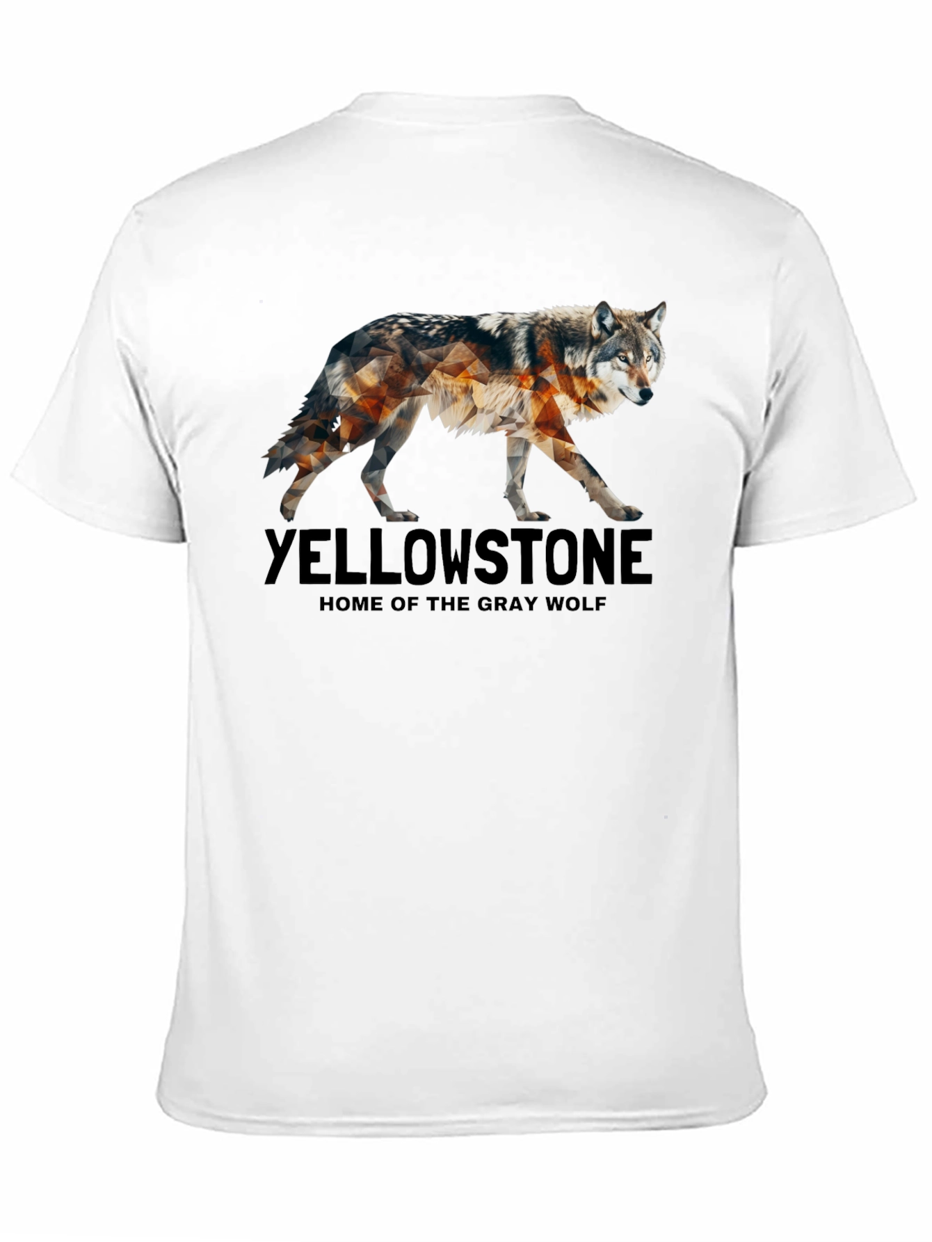 Yellowstone Wolf Graphic Tee - Nature Inspired Design