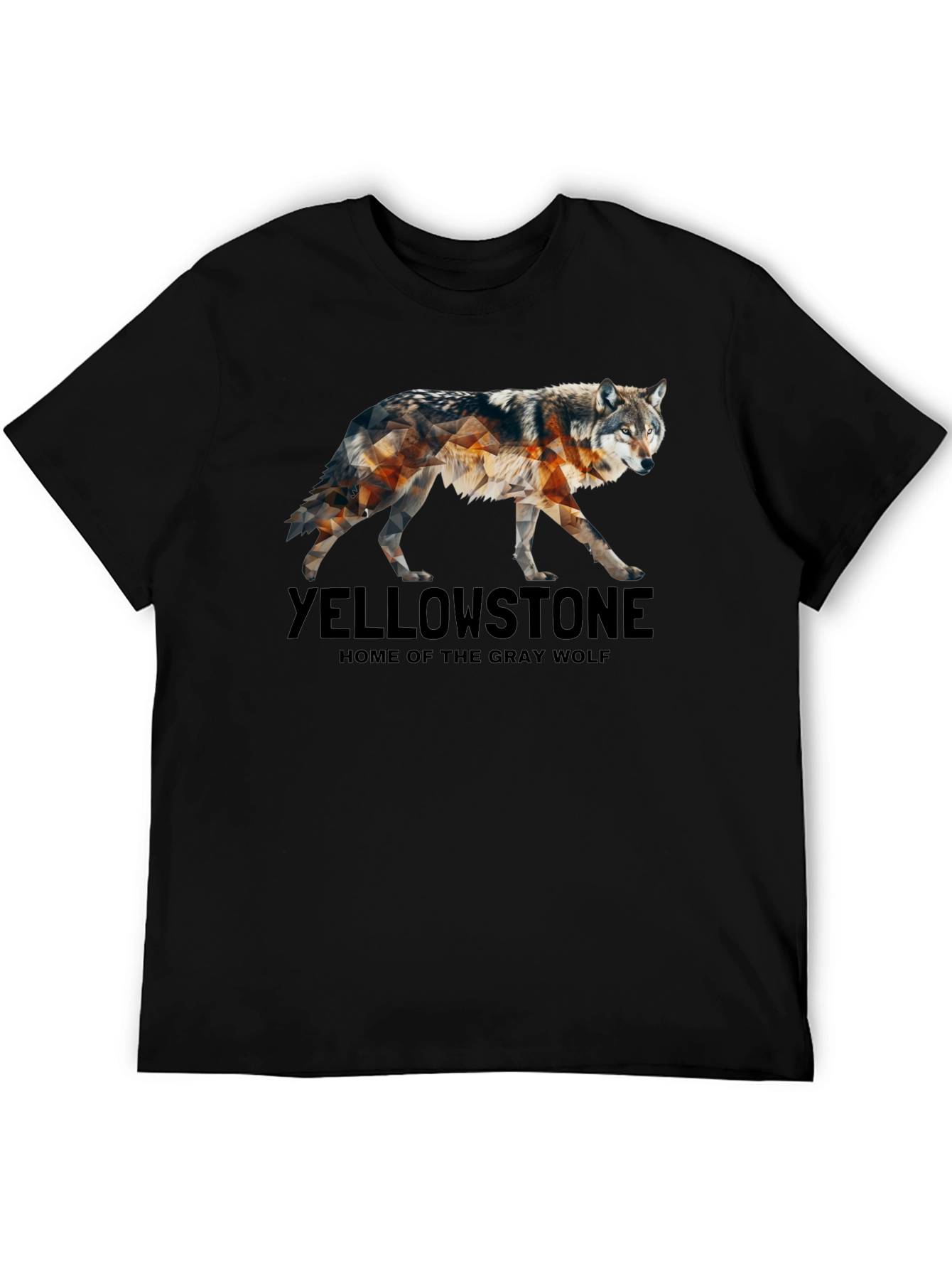 Yellowstone Wolf Graphic Tee - Nature Inspired Design