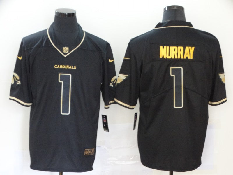 Men's Arizona Cardinals #1 Kyler Murray Black Player Game Jerseys