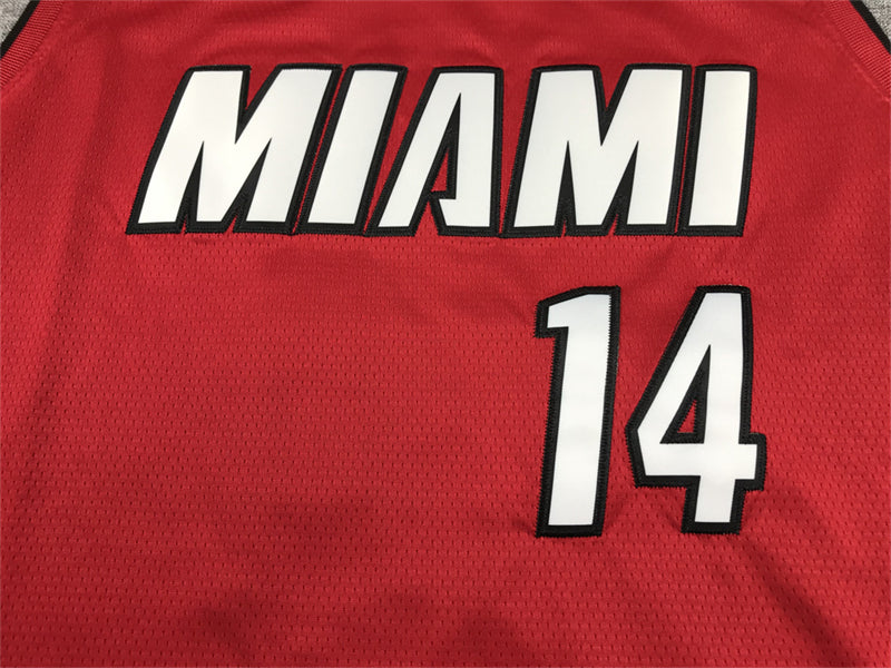 Men's Miami Heat Tyler Herro #14 Red 2022/23 Swingman Jerseys - Statement Edition