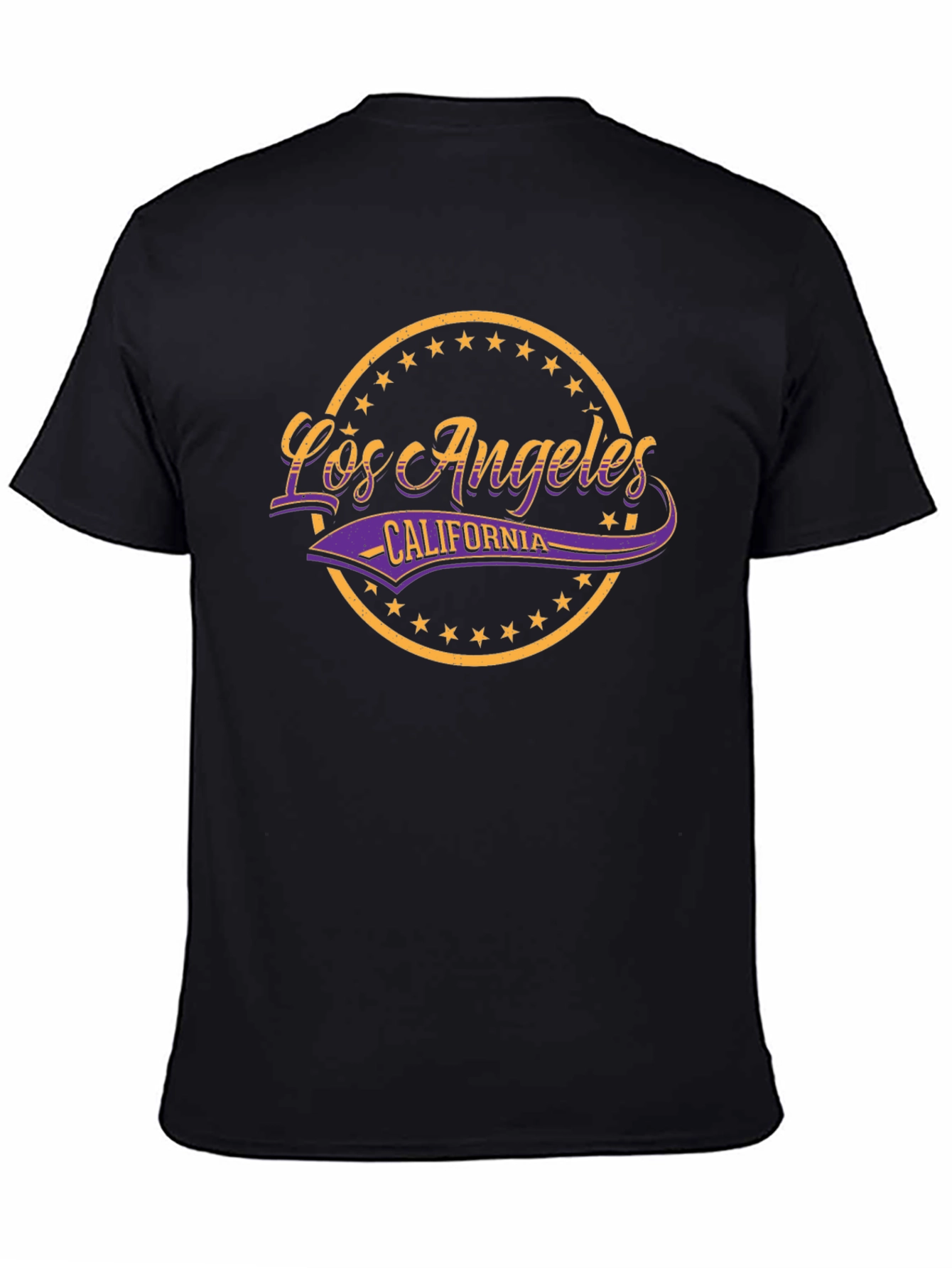Los Angeles California Graphic T-Shirt - Black