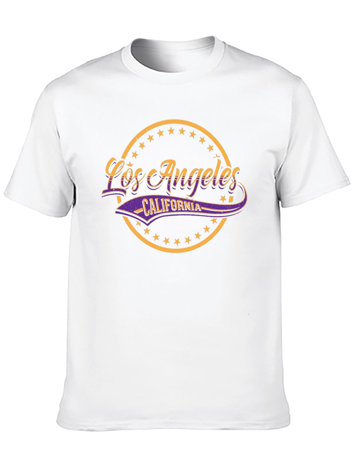 Los Angeles California Graphic T-Shirt - Black