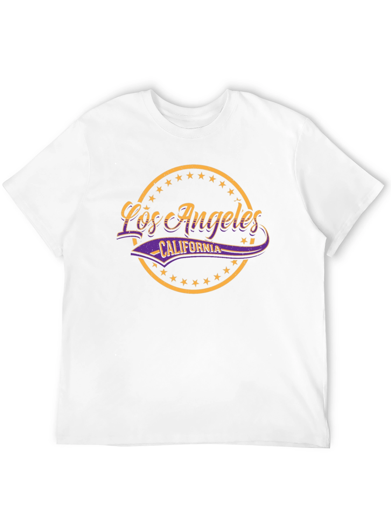 Los Angeles California Graphic T-Shirt - Black