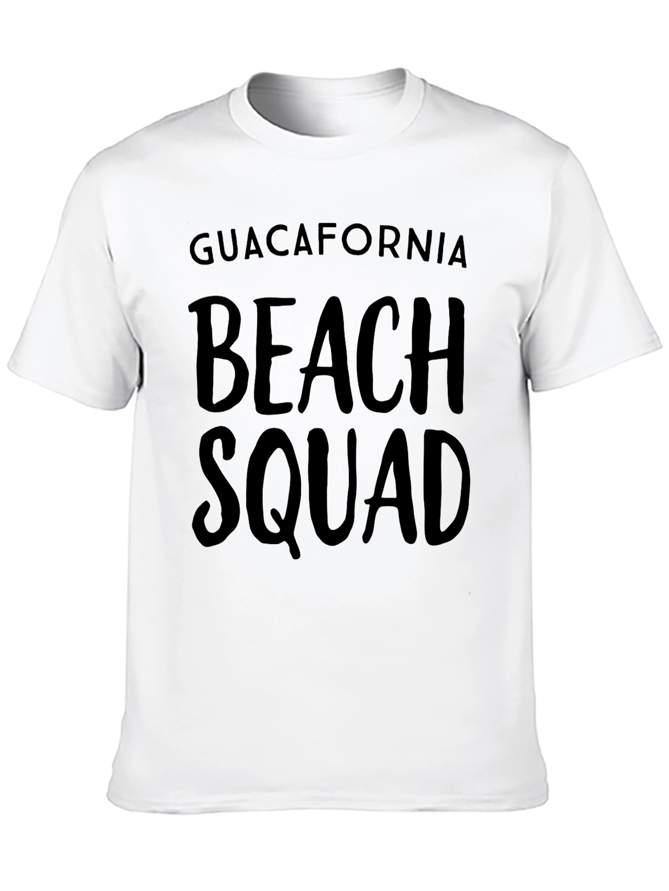 Guacafornia Beach Squad Black Graphic T-Shirt