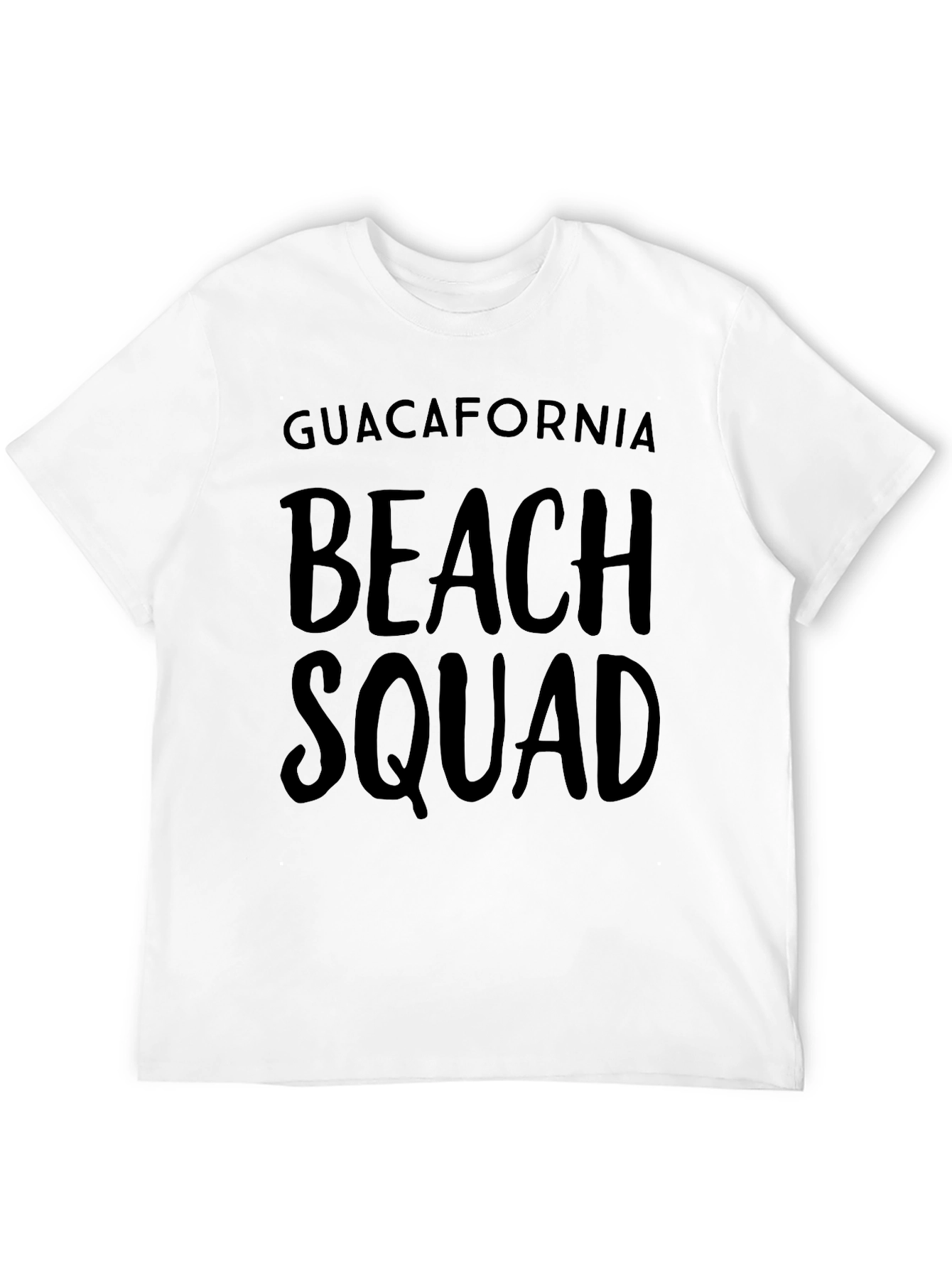 Guacafornia Beach Squad Black Graphic T-Shirt